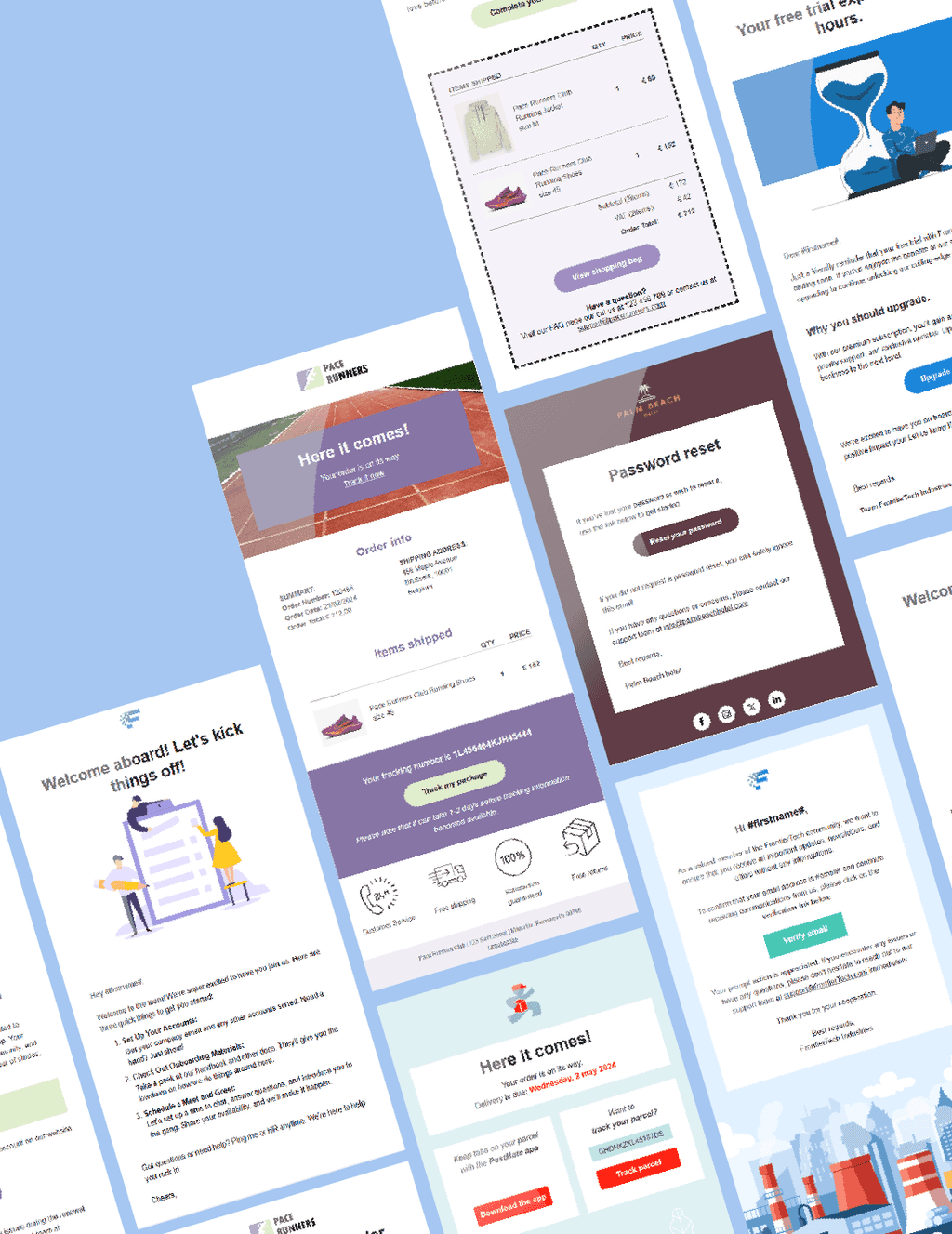 Templates voor je transactionele e-mails