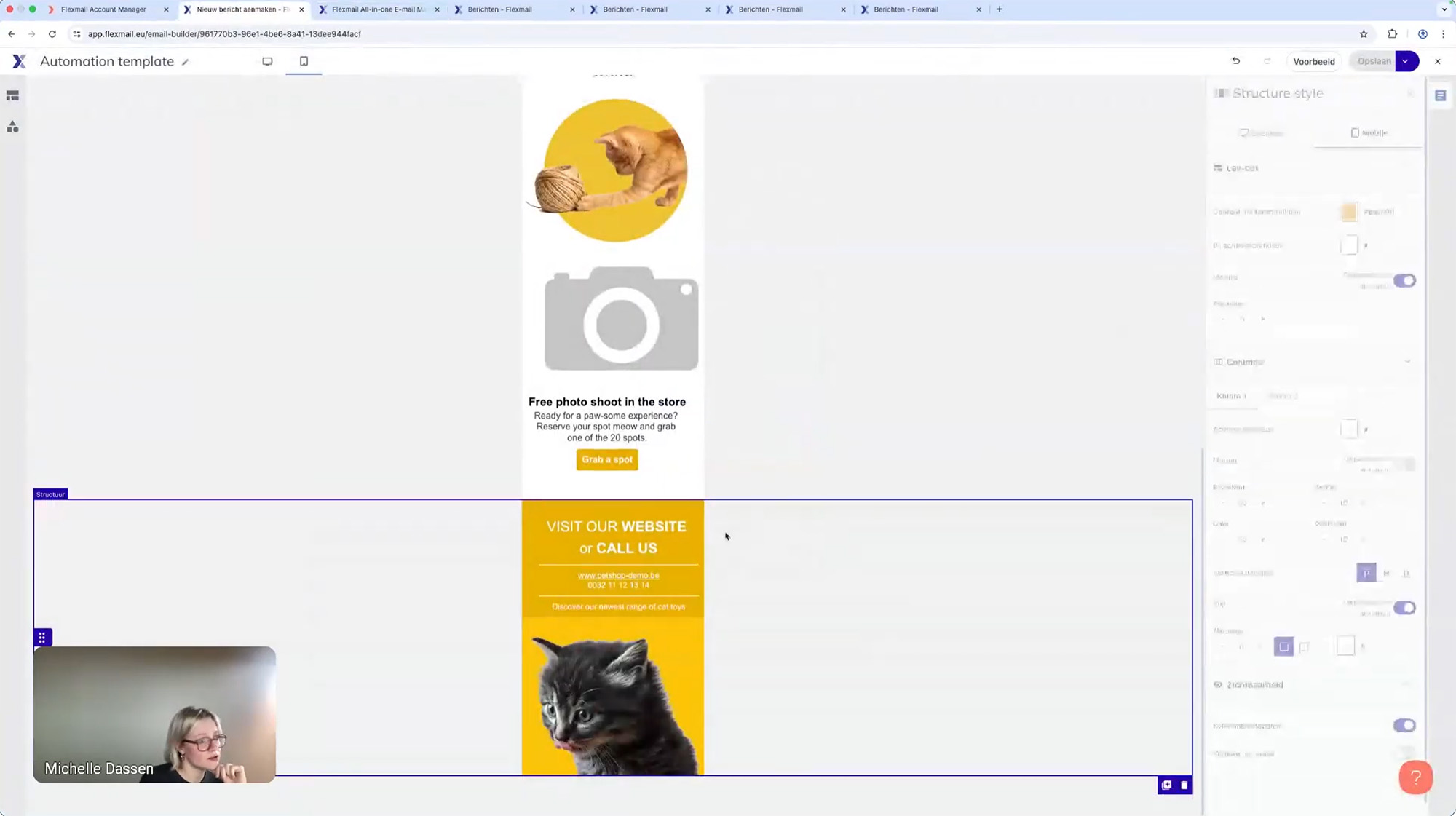 Geavanceerde mobile setting